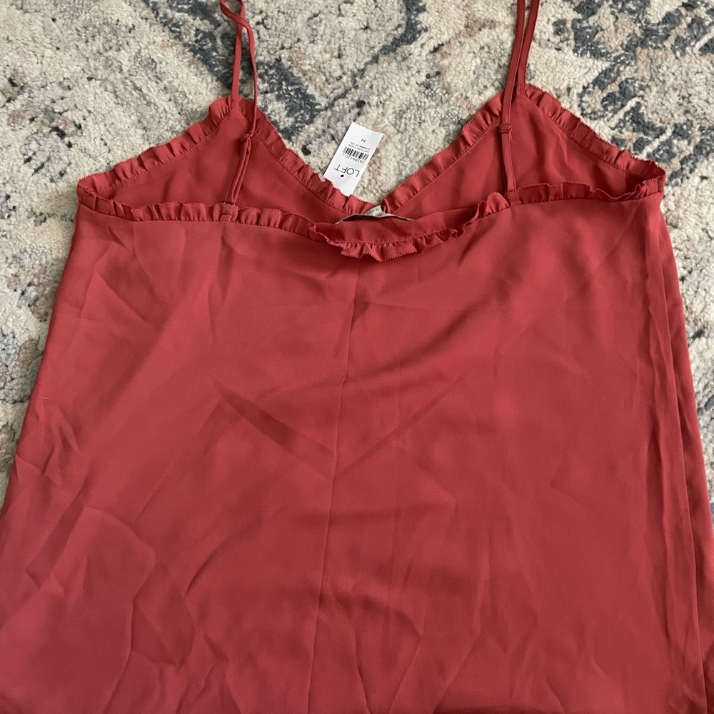 Pink Loft Ruffle Tank Top - Picture 3 of 4